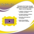 thumbnail image 3 of Friends Picture Frame Replica Ceramic Trinket Tray | 4 x 6 Inches, 3 of 7