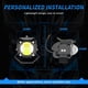thumbnail image 4 of Luz de conducción de motocicleta 15W 6500K 6000LM Luces auxiliares de motocicleta redondas, 4 of 8