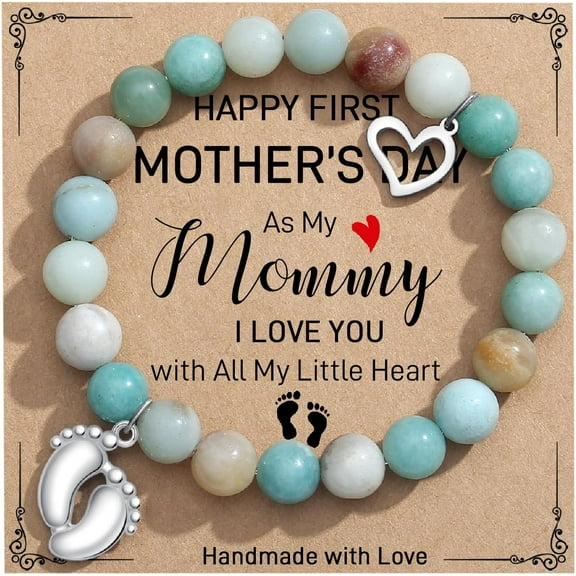 First Mother's Day Gifts for New Mums, New Mum Gifts for Women, First Time Mum to Be Bracelets