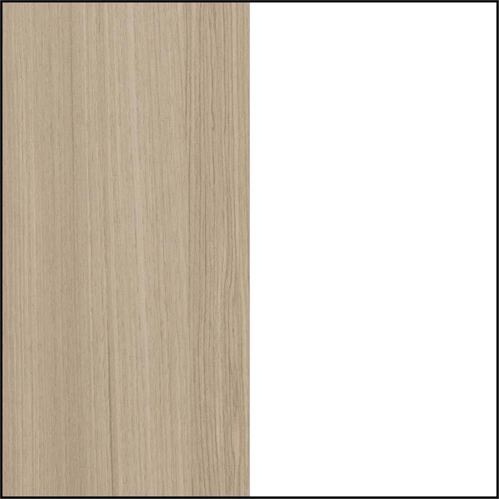South Shore Yodi Changing Table with Drawers, Soft Elm and White