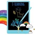 thumbnail image 1 of DAMAIE LCD Writing Tablet 9.8*6.8in Colorful Screen Pressure Sensitive Blue, 1 of 7