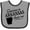 Heather and Black, variant on Inktastic Someone in Arkansas Loves Me Boys or Girls Baby Bib