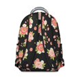 thumbnail image 3 of Pioneer Flower Floral Print Pattern Backpack for School, Cute School Bag with Adjustable Shoulder Straps and Padded Back, 15.3"x11"x7.1", 3 of 5