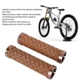 thumbnail image 3 of Empuñaduras de manillar goma ergonómicas 2 piezas cómodas empuñaduras de manillar de bicicleta reemplazo con tapones de manillar para bicicleta plegable Anggrek Otros, 3 of 8