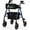 Blue, variant on Walkers for Seniors with Seat Adjustable Rollator Walker with 8" Wheels, 300 lbs Capacity, Foldable Rolling Walker(Purple)