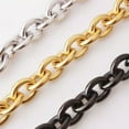 thumbnail image 4 of 7"-40" Stainless Steel Huge 8/11/13/15mm Rolo Oval Link Men Chain Necklace Gift, 4 of 9