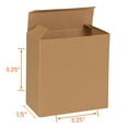 thumbnail image 3 of Ucanpack Kraft Product Boxes, Cardboard Packaging Paper Board Gift Box, 3¼ x 1½ x 3¼" - 1000/Bundle, 3 of 7