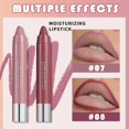 thumbnail image 4 of Set de labiales en crayón hidratantes Mekuel de 2 piezas en tonos malva y ciruela, 4 of 7