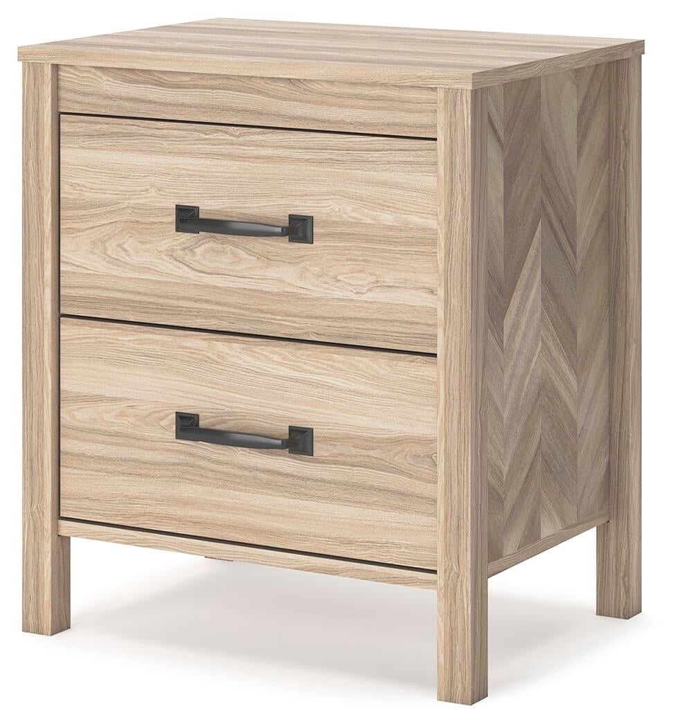 Signature Design by Ashley Battelle 2 Draewr Nightstand, Tan