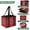 Red, variant on Collapsible Car Trunk Organizer with Handles 600D Oxford for Car Kitchen and Home Storage, Mantra Background 13× 10.2×10.8inch