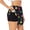 Black, variant on Picia Colorful Ping Pong Rackets Pattern Women's 2 in 1 Athletic Running Shorts High Waisted Workout Casual Gym Sweat Shorts with Comfy Liner Zipper Pockets-