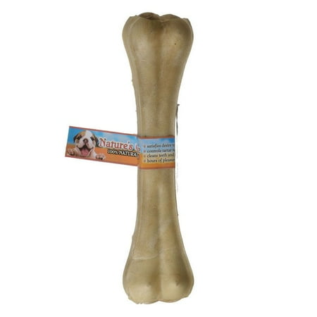 - Loving Pets Nature's Choice 100% Natural Rawhide Pressed Bones 10 Long (1 Pack) - Pack of 3