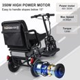 TopMate ES10 3 Wheel Electric Scooter Lightweight Folding Powered