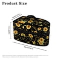 thumbnail image 6 of HELLHERO Handheld Travel Steamer Bag Most Iron Sunflowers & Music Notes Portable Steam Iron Case, Bag Only, 6 of 6