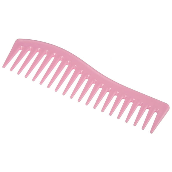 Vocoste Wide Tooth Hair Comb All Purpose Detangling Plastic Pink 7.09"x1.97"