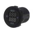 thumbnail image 4 of Detector auxiliar principal del medidor de presión del voltímetro de doble pantalla para batería de coche de 10-60v, 4 of 5