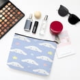 thumbnail image 2 of Cinnamoroll Makeup bag Preppy Cute Linen Toiletry bag for women travel essentials, 2 of 5