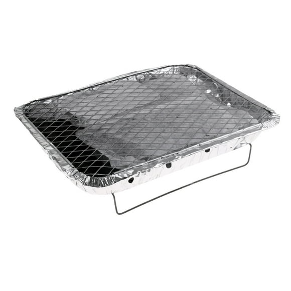 Parrilla plegable de desechable con soporte para Camping al Senderismo Picnic familiar CUTICAT Parrilla disponible de la barbacoa