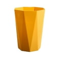 thumbnail image 4 of ZheElen PP Office And Home Waste Bin - 6L Capacity Easy Access Kitchen Large Capacity Kitchen Bedroom Yellow L 5Set, 4 of 6