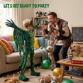 thumbnail image 2 of Magotan Halloween Kids Dragon Costume,Kids Halloween Dress Up,Halloween Funny Costume Cosplay Dragon Jumpsuit,Green,S, 2 of 7