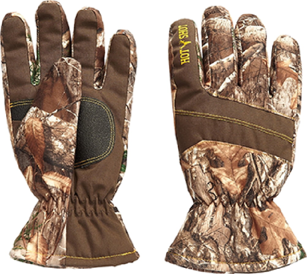 Realtree Excape Youth Pop-Top Hunting Gloves with Scent Control