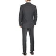 thumbnail image 4 of Blujacket Men's Charcoal Gray 100% Wool Canvassed Regular Fit Suit, 4 of 4