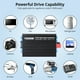 thumbnail image 5 of Inversor de onda senoidal pura 1000W 12V a 120V AC con 2 salidas AC, USB, pantalla LED y control remoto, 5 of 7