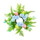 thumbnail image 4 of Adornos de guirnalda de anillo de velas Pilar de decoración de Pascua Corona de candelabros Corona artificial para la cocina Acción de Azul, 4 of 8