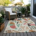 thumbnail image 6 of Addison Rugs Chantille Indoor/Outdoor Transitional Modern Ivory Washable Rectangle Rug, 10' x 14', 6 of 6