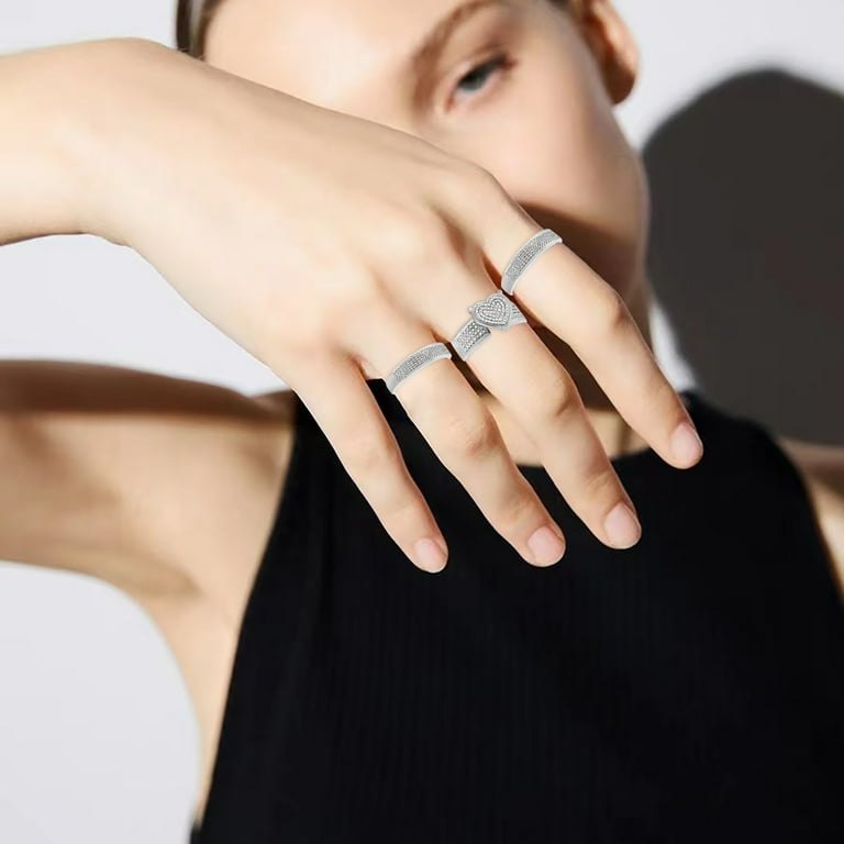 Two piece cheap promise ring