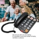 thumbnail image 4 of Teléfono de Línea fija con cable, teléfono de botón grande multifunción ld 269sp una marca táctil sos númica para personajes mayores mayores, 4 of 7