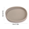 thumbnail image 3 of Assiette à Souper Réutilisable en Silicone 330 ml, Qualité Alimentaire, Compatible Micro-Ondes et Lave-Vaisselle, Ronde 18 cm pour Bébé, Enfant, Tout-Petit, Incassable, Couleurs Assorties, Lot de 1, 3 of 6
