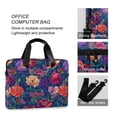 thumbnail image 4 of FORMRS 16" Laptop Bag Carrying Sleeve Case with Handle Travel Shoulder Briefcase, Blooming Flowers Pattern, 4 of 8