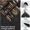 thumbnail image 3 of Black Halloween Skull Book Pattern Kitchen Rugs Sets Of 3,Kitchen Runner Rugs Non Skid Washable,Decorative Kitchen Floor Mats for Kitchen,Sink,Laundry,17"x30"+ 17"x47" + 17"x59", 3 of 6