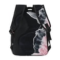 thumbnail image 4 of Fotbe Pink White Ocean Waves Mochila Casual con Estampado para Escuela, Viajes y Actividades al Aire Libre - Duradera, Ligera y Cómoda, 4 of 5