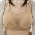 thumbnail image 2 of Ropa interior de sujetador de perspectiva calada cómoda de Color sólido para mujer sin llantas Fridja  nalpqowj33555, 2 of 3