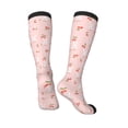 thumbnail image 5 of Lsque Rabbit And Cherry Printed Crew Socks Men's Women's LightWeight Thin Casual Calf Socks ,Knee High Socks,Cotton Socks, 5 of 9