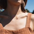 thumbnail image 3 of Femmes Délicate Pendentif Collier en Couches Collier pour les Filles Réglable Chaîne Bijoux Présents, 3 of 4