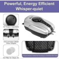 thumbnail image 2 of Pond Air Pump Koi Pond Aerator For Pond Up To 1000 Gallons Pond Deicer All-in-one Pond Aeration Kit With Double Outlet Airline Tubing Air Stones Check, 2 of 5