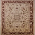 thumbnail image 1 of Ahgly Company Machine Washable Indoor Square Industrial Modern Sienna Brown Area Rugs, 5' Square, 1 of 7