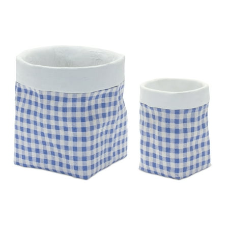 

Pot (Set of 2) 3.75 L x 5.5 H 6.5 L x 6.75 H Cement