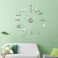 thumbnail image 4 of Teissuly Clearance Wall Clock Design Mirror Surface Wall Decorative Sticker Watches ,large Wall Clocks For Living Room Decor DIY Wall Clock Wall Clock(Silver, ) Teissuly WER202308290778, 4 of 8