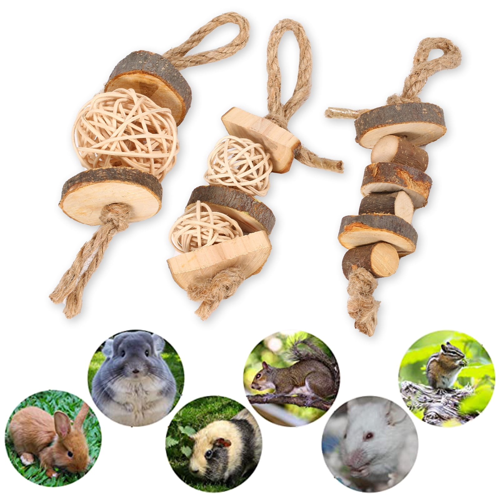 BLSMU Lavablock Kauspielzeug Für Nager | 8 Stück | 2,5 X 2,5 X 2,5 Cm | Für Hamster, Chinchilla, Kaninchen