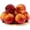 Red, variant on 6pcs Artificial Peach Fake Nectarine Fruit Decoration Home Party Kitchen Christmas Food Show Model