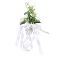 thumbnail image 3 of Flores de Silla de Boda, simulación de Boda, Pasillo, Iglesia, Banco, Flor, Silla Artificial, Flores, Ceremonia, Silla, Respaldo, decoración Floral con Gasa, decoración de Flores de Mano, 3 of 14