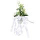 thumbnail image 3 of Flores simuladas con gasa para bodas y fotografías al aire libre, elegante decoración floral para sillas de novias con acentos de iluminación lujosos, 3 of 8