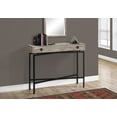 thumbnail image 4 of 42.5" Taupe Brown Contemporary Rectangular Console Table Accent, 4 of 4