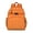 Orange-31, variant on Woodland Mushroom Backpack for Students - Waterproof Ergonomic School Bag with Adjustable Straps, Spacious Compartments & Vintage Mushroom Pattern