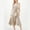 *Khaki, variant on ClodeEU Women's Sleeveless Asymmetrical Ruffle Hem Midi Dress, Ruched Waist Bodycon Party Dress Coffee,Women's Plus L
