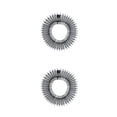thumbnail image 1 of Qarigey Peine elástico de diamantes de imitación circular completo banda para la cabeza de peines circulares flexibles Type3 NO3, 1 of 6
